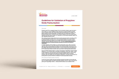 Pasteurization Program - PDF