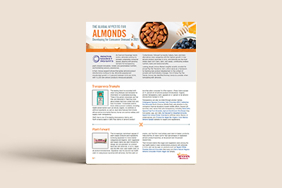 The Global Appetite for Almonds - Developing for Consumer Demand in 2021 - Innova Market Insights
