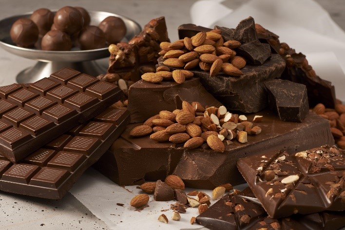 Bocadillos de Chocolate con Almendras