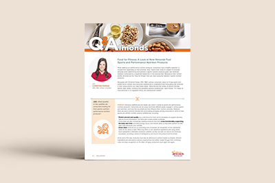 Q&Almonds – How Almonds Fuel Sports Nutrition Products with Christine Farkas