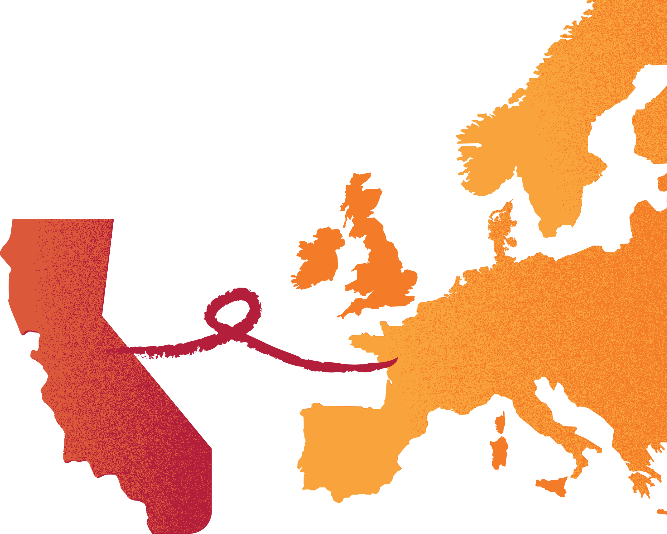 Illustration of a bee flying above a white flower with pink accents and green leaves, representing pollination and biodiversity.