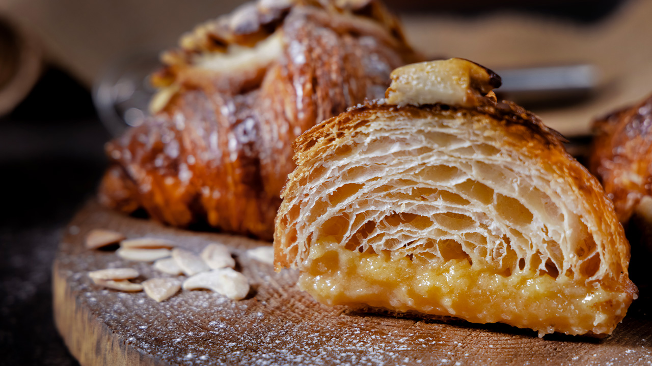 Almond croissant