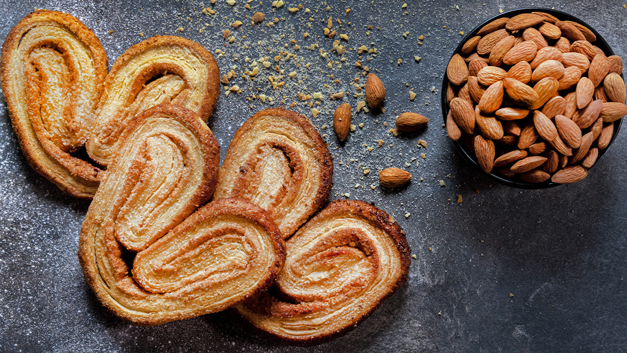 Almond Orejas Palmiers