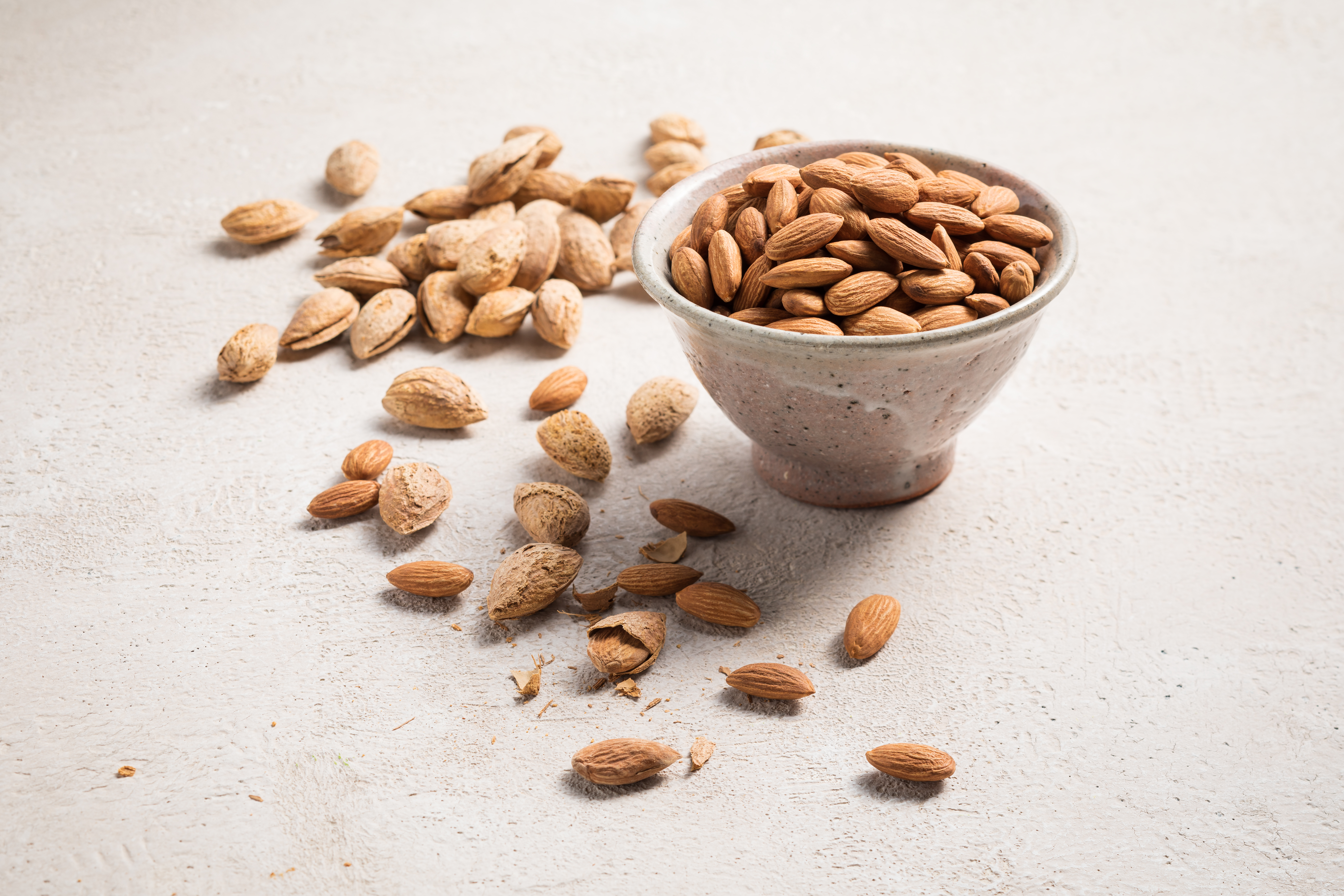 bowl of almonds