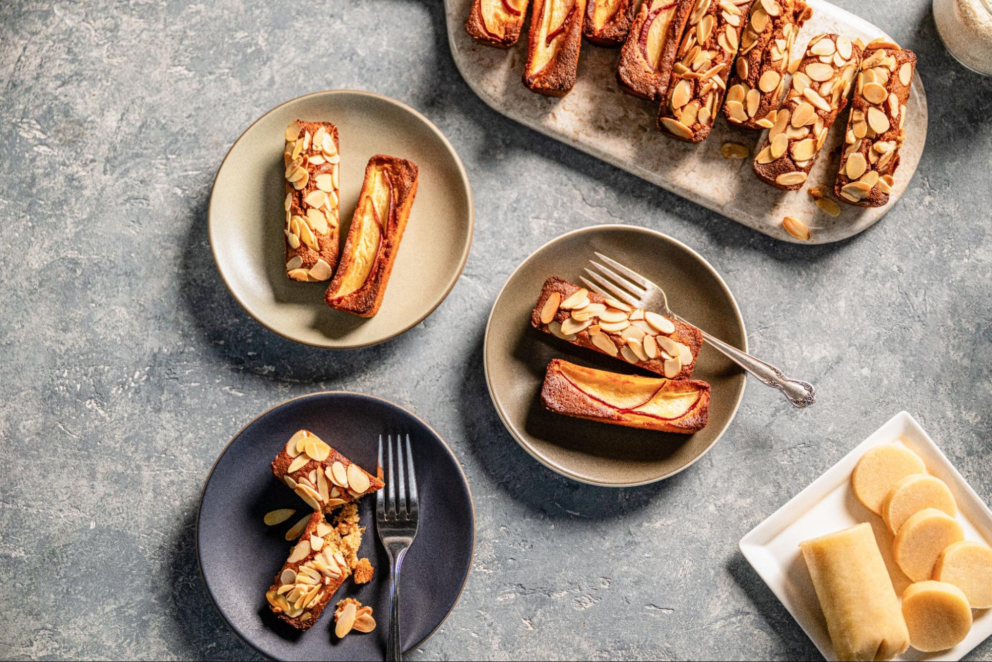 Almond Bread on Plates